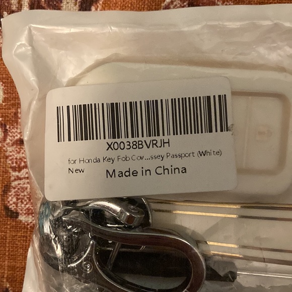 Honda 5 Button Car Key Fob Cover with Keychain - Picture 3 of 9